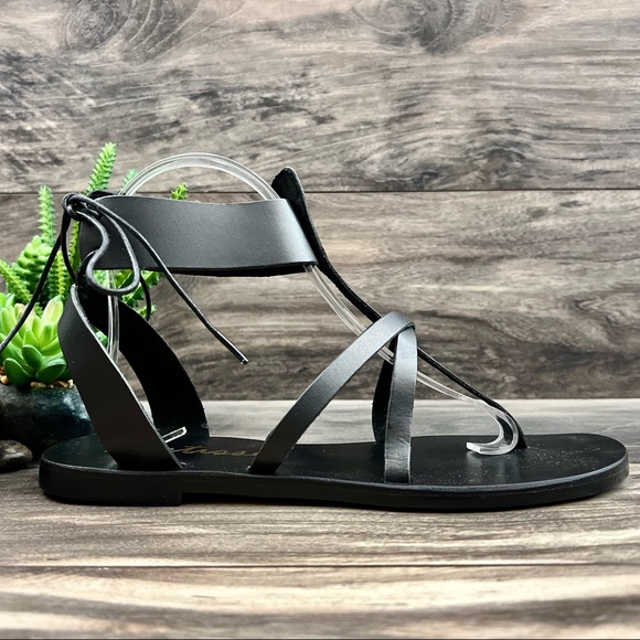 NIB Matisse Sunnie Gladiator Leather Sandal Black - Picture 9 of 16